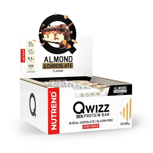 Nutrend QWIZZ Crunchy Protein Bar 12x60g.