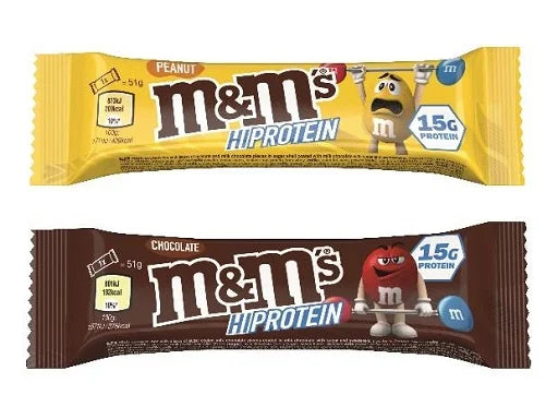 M&M M und M Protein Bar 12x51g.