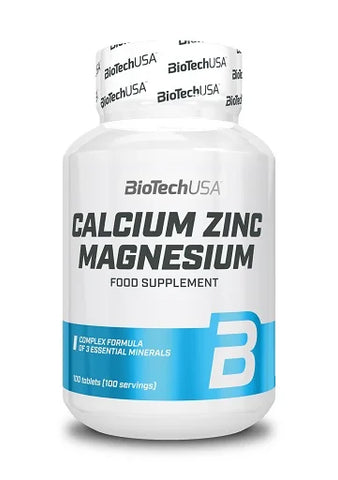 BioTech Calcium Zinc Magnesium - 100 Tabl..
