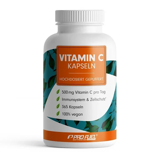 ProFuel Vitamin C gepuffert 365 Kapseln.